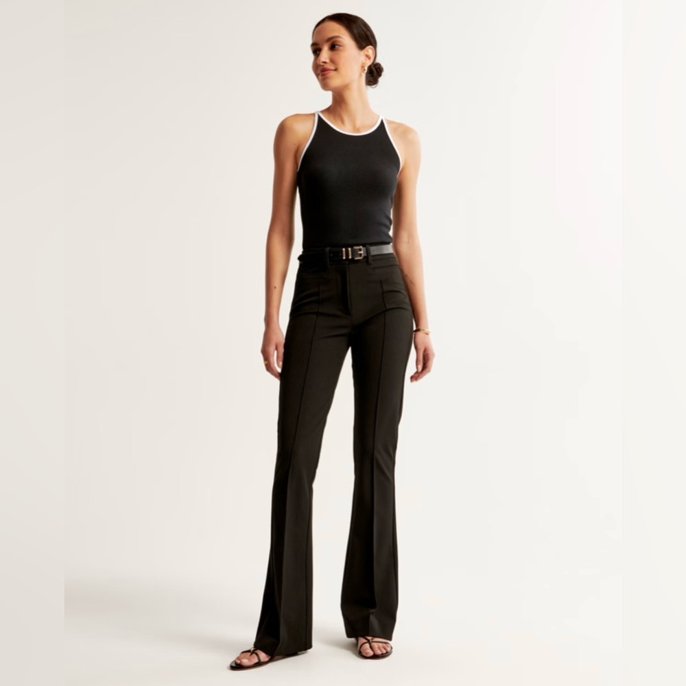 Abercrombie & Fitch High Rise Flare Size 14 TALL